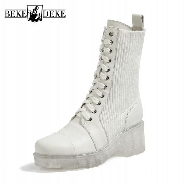 patchwork knitted socks boots women real leather cowhide platform thick heel boots street black punk gothic high-shoes
patchwork knitted socks boots women real leather cowhide platform thick heel boots street black punk gothic high-shoes