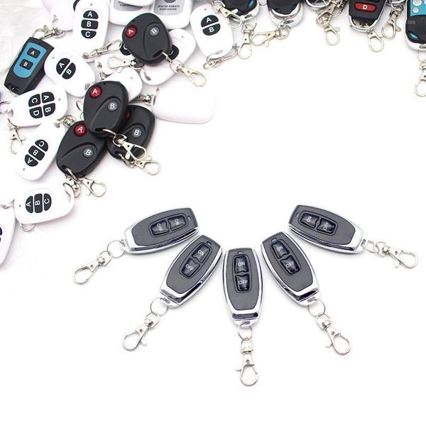 remote controlers 2pcs/set 2 buttons 433 mhz wireless universal controller duplicate cloning rf transmitter key chain battery inside1
remote controlers 2pcs/set 2 buttons 433 mhz wireless universal controller duplicate cloning rf transmitter key chain battery inside1