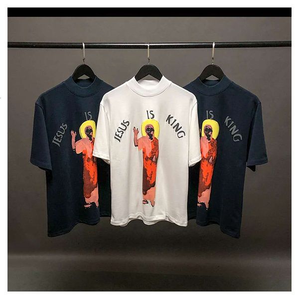 2021 summer new 3d printed kanye west t shirt streetwear blue jesus is king cotton t-shirts hip hop tees orma, White;black
2021 summer new 3d printed kanye west t shirt streetwear blue jesus is king cotton t-shirts hip hop tees orma, White;black