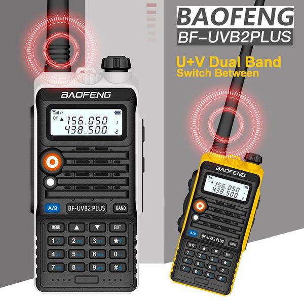 walkie talkie baofeng bf uvb2 plus high gain 128ch interphone 8w portable two way radio ham cb
walkie talkie baofeng bf uvb2 plus high gain 128ch interphone 8w portable two way radio ham cb