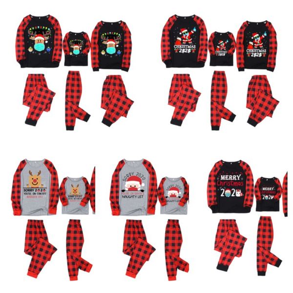 christmas xmas plaid pajamas two piece family match outfits 2020 2021 mask reindeer santa clause pjm set kids parents home clothes e110301, Blue
christmas xmas plaid pajamas two piece family match outfits 2020 2021 mask reindeer santa clause pjm set kids parents home clothes e110301, Blue