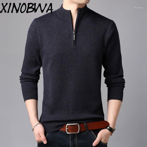 men's sweaters men winter smart business stand collar zip loose knitted 100% wool sweater male plus size pullover clothes men1, White;black
men's sweaters men winter smart business stand collar zip loose knitted 100% wool sweater male plus size pullover clothes men1, White;black