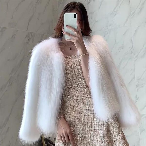women's fur & faux pink plush warm coats jackets women winter jacket short 2021 autumn fashion casual thick outwear, Black
women's fur & faux pink plush warm coats jackets women winter jacket short 2021 autumn fashion casual thick outwear, Black