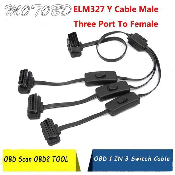 auto diagnostic scanner tool obd 2 splitter extension 1 to 3 with switch y cable male three port to female for obdtool elm3271
auto diagnostic scanner tool obd 2 splitter extension 1 to 3 with switch y cable male three port to female for obdtool elm3271