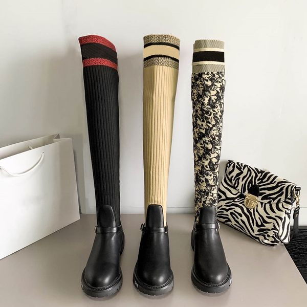 r luxury letter knitted boots women half boot party classic brown socks elastic knitting full printing lady martin boots woman fat size 35-4, Black
r luxury letter knitted boots women half boot party classic brown socks elastic knitting full printing lady martin boots woman fat size 35-4, Black