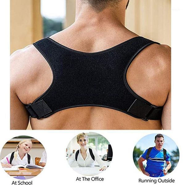 back support s/m/l/xl posture corrector belt shoulder bandage spine correction humpback band pain relief1, Black;blue
back support s/m/l/xl posture corrector belt shoulder bandage spine correction humpback band pain relief1, Black;blue