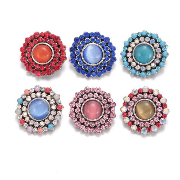 charm bracelets 6pcs/lot rhinestone opal round flower shape metal charms 18mm snap button for diy bracelet jewelry kz0360, Golden;silver
charm bracelets 6pcs/lot rhinestone opal round flower shape metal charms 18mm snap button for diy bracelet jewelry kz0360, Golden;silver
