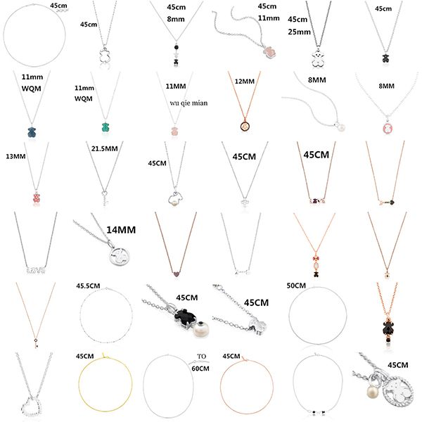new 100% 925 sterling silver bear pendant fashion necklace diy jewelry manufacturer wholesale
new 100% 925 sterling silver bear pendant fashion necklace diy jewelry manufacturer wholesale