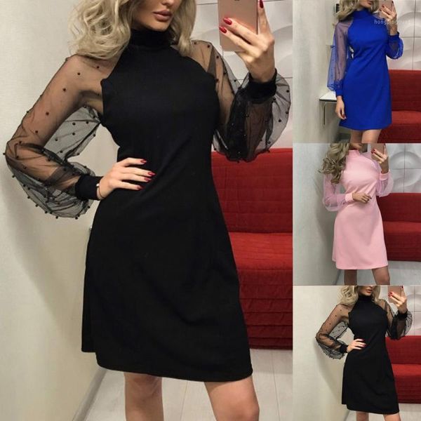 women's dresses autumn spring dress for women women's pearl beading mesh sleeve dress long sleeve a-line mini party1, Black;gray
women's dresses autumn spring dress for women women's pearl beading mesh sleeve dress long sleeve a-line mini party1, Black;gray