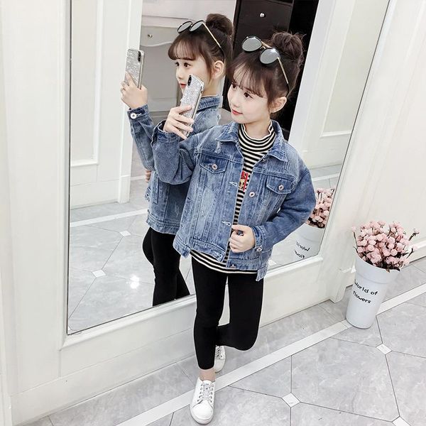 new fashion autumn child shirts coat cotton denim kids children clothes letter printed outerwear trench shirt jacket, Blue;gray
new fashion autumn child shirts coat cotton denim kids children clothes letter printed outerwear trench shirt jacket, Blue;gray