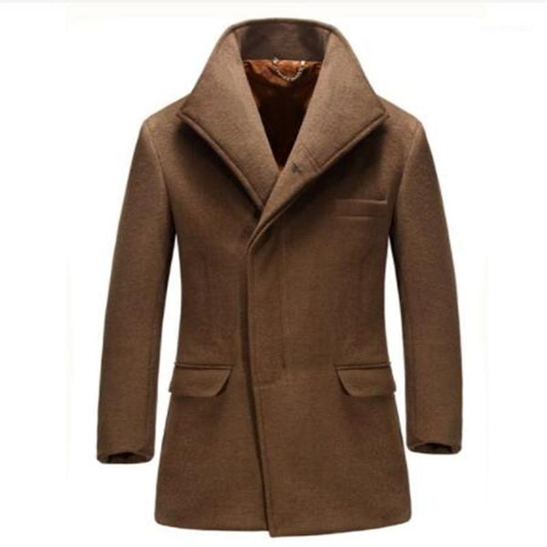 men's wool & blends brand designer 2021 winter trench coat men business turn down collar slim fit coats outerwear man woolen overcoat1, Black
men's wool & blends brand designer 2021 winter trench coat men business turn down collar slim fit coats outerwear man woolen overcoat1, Black
