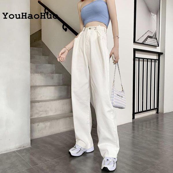 women's jeans white pant jean women wide leg summer high waits adjustable denim pants trouser korean loose casual, Blue
women's jeans white pant jean women wide leg summer high waits adjustable denim pants trouser korean loose casual, Blue
