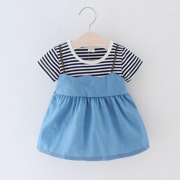 summer baby girls dress striped print dress denim brief kids dresses sundress outfits1, Red;yellow
summer baby girls dress striped print dress denim brief kids dresses sundress outfits1, Red;yellow
