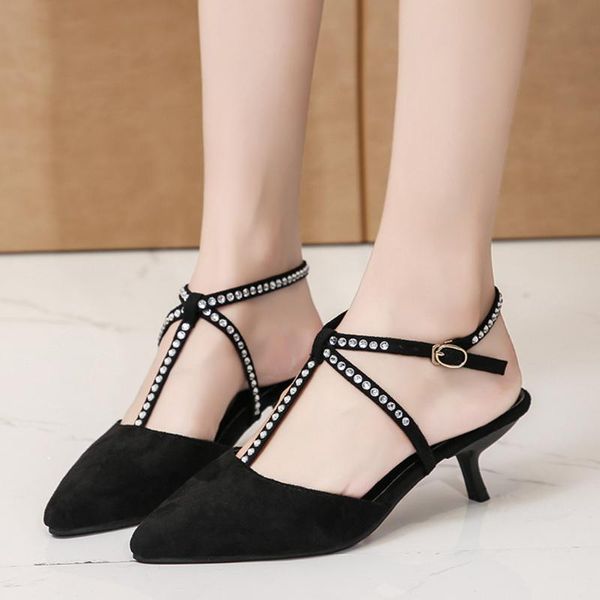 sagace sandals shoes woman pointed rhinestone stiletto buckle single shoes sandals high heels zapatos de mujer d24, Black
sagace sandals shoes woman pointed rhinestone stiletto buckle single shoes sandals high heels zapatos de mujer d24, Black