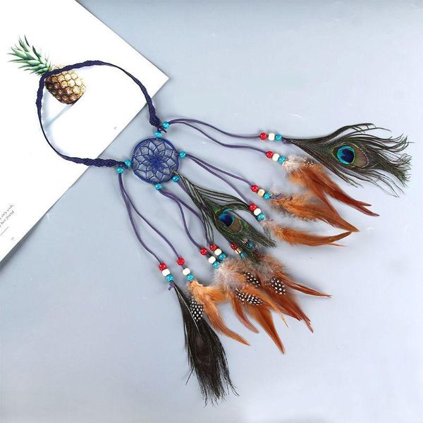 hair accessories hippie bohemian women dreamcatcher headband colored beaded artificial peacock feather adjustable cosplay party headpiece
hair accessories hippie bohemian women dreamcatcher headband colored beaded artificial peacock feather adjustable cosplay party headpiece