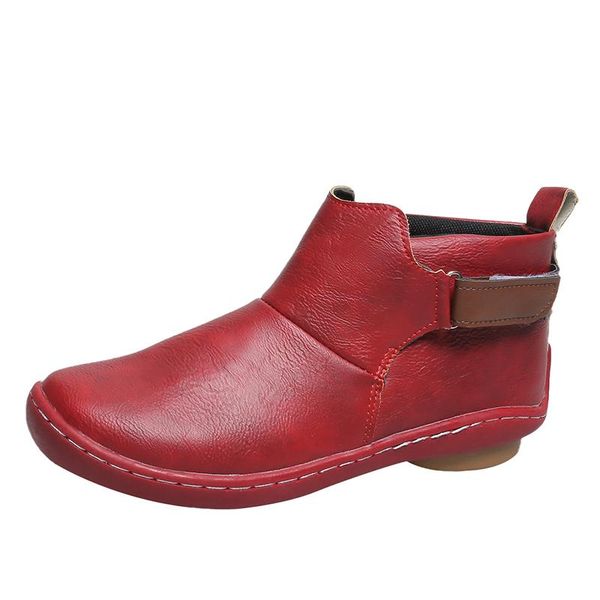 boots autumn winter women arch pu leather shoes round flat waterproof warm femal booties mujer botas, Black
boots autumn winter women arch pu leather shoes round flat waterproof warm femal booties mujer botas, Black