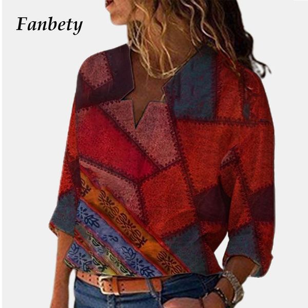 2020 fashion diamond colorful parrtern blouse shirts for women elegant turn-down collar long sleeves casual loose blusa 5xl1, White
2020 fashion diamond colorful parrtern blouse shirts for women elegant turn-down collar long sleeves casual loose blusa 5xl1, White
