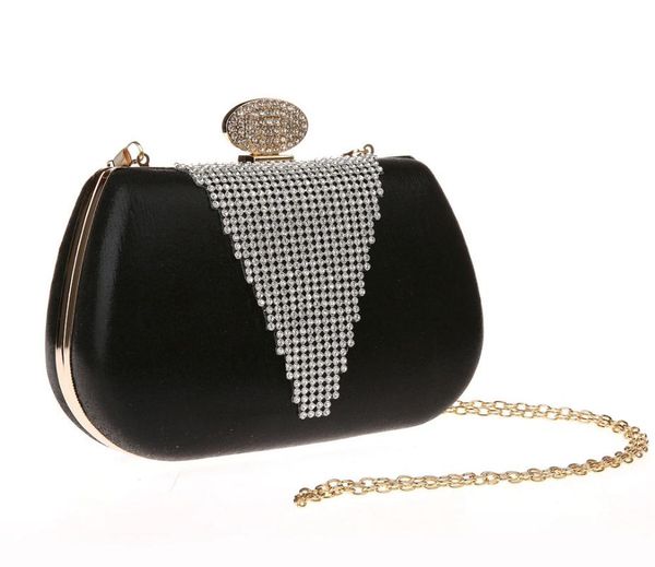 fashion black women's satin bag clutch handbag shoulder bag bridal wedding evening party purse makeup new 0997-a
fashion black women's satin bag clutch handbag shoulder bag bridal wedding evening party purse makeup new 0997-a