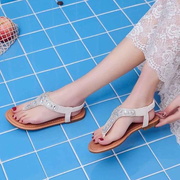 pu flat heel women sandals rhinestone sequins casual flip flops summer slingback adults thong comfortable fashion elastic band1, Black
pu flat heel women sandals rhinestone sequins casual flip flops summer slingback adults thong comfortable fashion elastic band1, Black