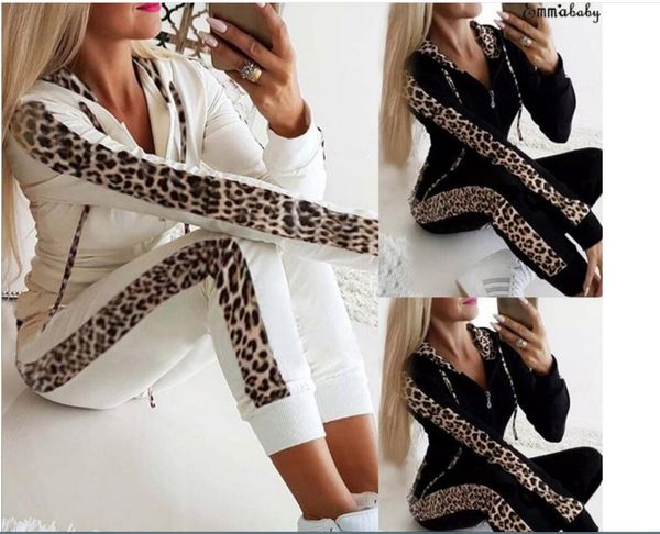 2020 european and american fall/winter style leopard print long-sleeved zipper sweater casual pants suit women, Gray
2020 european and american fall/winter style leopard print long-sleeved zipper sweater casual pants suit women, Gray