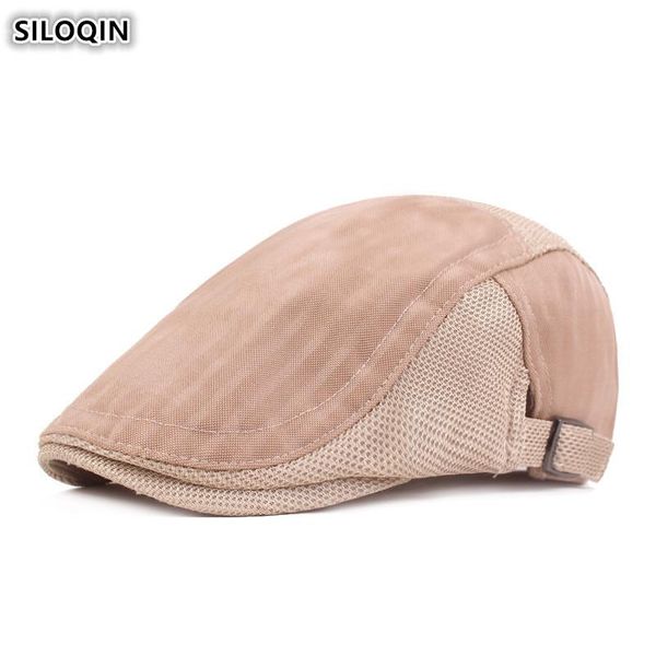siloqin new summer women's cap mesh hat breathable beret adjustable size fashion men's berets brand cap snapback couple hat, Blue;gray
siloqin new summer women's cap mesh hat breathable beret adjustable size fashion men's berets brand cap snapback couple hat, Blue;gray