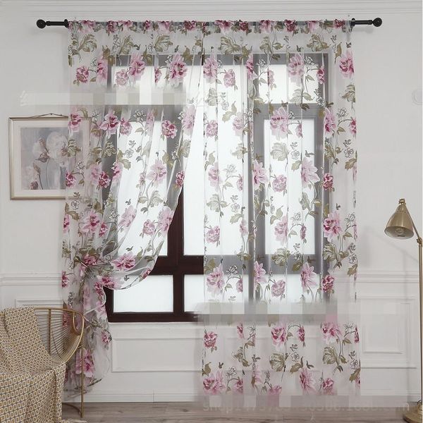 curtain & drapes 100x200cm wear rod flowers tulle curtains living room bedroom decoration window voile panel home kitchen diy
curtain & drapes 100x200cm wear rod flowers tulle curtains living room bedroom decoration window voile panel home kitchen diy