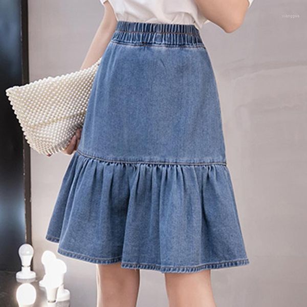 female jeans skirt plus size s-5xl elastic high waist cowboy fashion women vintage casual washed flounced denim skirt1, Black
female jeans skirt plus size s-5xl elastic high waist cowboy fashion women vintage casual washed flounced denim skirt1, Black
