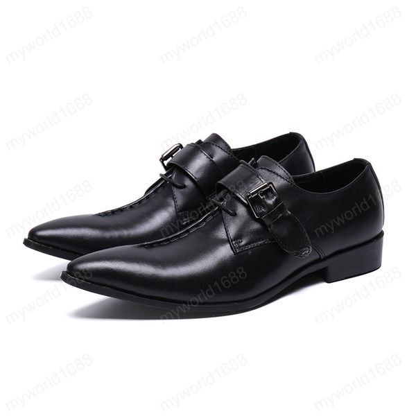 handmade classic genuine leather comfortable men formal shoes party business wedding dress shoes men oxfords shoes, Black
handmade classic genuine leather comfortable men formal shoes party business wedding dress shoes men oxfords shoes, Black