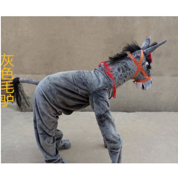 custom grey donkey mascot costume for advertising for party cartoon character mascot costumes support customization, Red;yellow
custom grey donkey mascot costume for advertising for party cartoon character mascot costumes support customization, Red;yellow