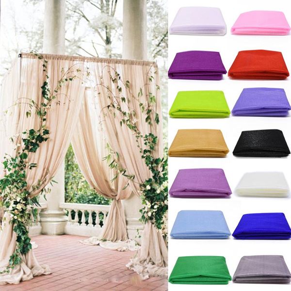 party decoration 5/10m 48cm wedding organza tulle sheer yarn crystal roll for diy birthday backdrop chair table railing decor
party decoration 5/10m 48cm wedding organza tulle sheer yarn crystal roll for diy birthday backdrop chair table railing decor