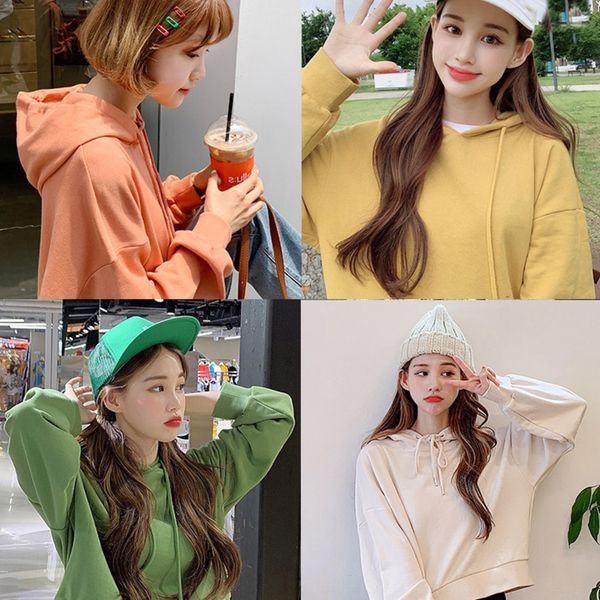 spring and autumn new korean style coat sweater loose thin hooded ins coat lazy style short sweater for women egk4o, Black
spring and autumn new korean style coat sweater loose thin hooded ins coat lazy style short sweater for women egk4o, Black