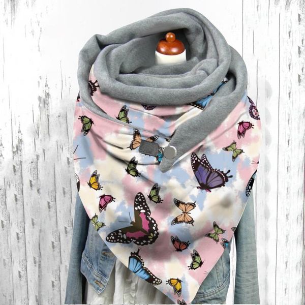 scarves 2021 scarf women winter butterfly print button soft neck wrap thick warm shawls fashion foulard femme #m, Blue;gray
scarves 2021 scarf women winter butterfly print button soft neck wrap thick warm shawls fashion foulard femme #m, Blue;gray
