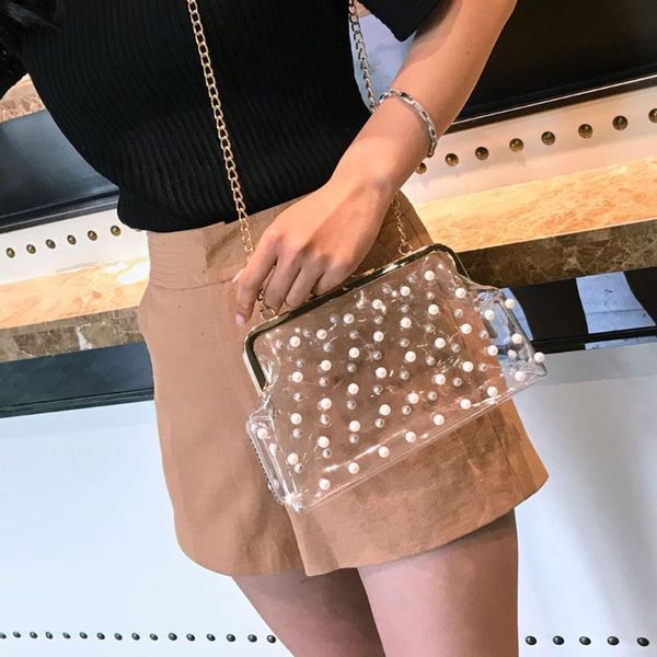 shoulder bags ladies fashion solid color handbag jelly package transparent diagonal sac with beading bolso de mujer5h
shoulder bags ladies fashion solid color handbag jelly package transparent diagonal sac with beading bolso de mujer5h