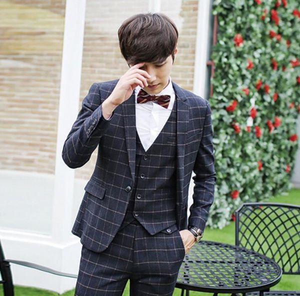 men's suits & blazers crazy promotion 2021 arrival business slim men plaid suit set with pants mens wedding groom formal dress + pant, White;black
men's suits & blazers crazy promotion 2021 arrival business slim men plaid suit set with pants mens wedding groom formal dress + pant, White;black