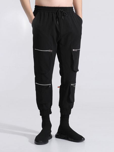 2021 New Original Men's Clothing Personality British Sews Pocket Cargo Casual Male Pants Nine Minutes 9RD8, Black
2021 New Original Men's Clothing Personality British Sews Pocket Cargo Casual Male Pants Nine Minutes 9RD8, Black
