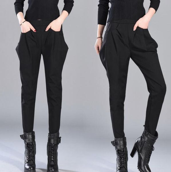 2021 spring women fashion black street harem pants solid ladies electric in belt casual baggies loose long cross-pants q287 2145, Black;white
2021 spring women fashion black street harem pants solid ladies electric in belt casual baggies loose long cross-pants q287 2145, Black;white
