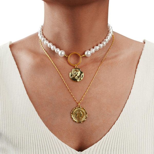 the new creative fashion a simple pictures multi-layer alloy pendant necklace female accessories wholesale, Silver
the new creative fashion a simple pictures multi-layer alloy pendant necklace female accessories wholesale, Silver