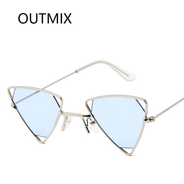 sunglasses fashion triangle metal small frame women vintage personalized hollow ocean film punk style glasses female uv400 shade, White;black
sunglasses fashion triangle metal small frame women vintage personalized hollow ocean film punk style glasses female uv400 shade, White;black