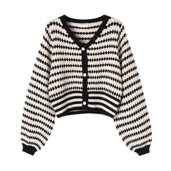 lauri laki women stripe knitted cardigans sweater fashion autumn long sleeve loose sweater casual button thick o neck 20201, White
lauri laki women stripe knitted cardigans sweater fashion autumn long sleeve loose sweater casual button thick o neck 20201, White