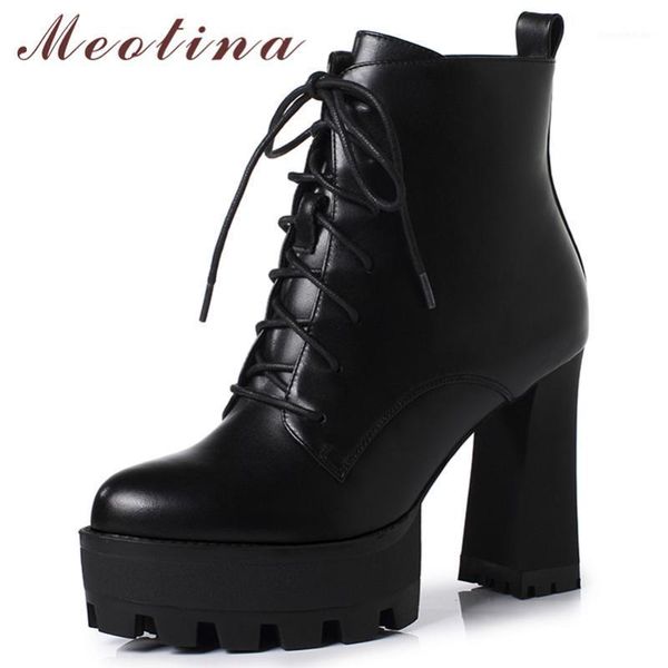 boots meotina autumn ankle women natural genuine leather platform thick heel short zip extreme high shoes lady winter1, Black
boots meotina autumn ankle women natural genuine leather platform thick heel short zip extreme high shoes lady winter1, Black