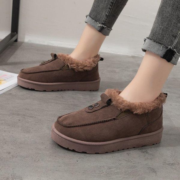 2020 winter wool women snow boots skidproof platform flat shoes woman concise slip on ankle boots runway warm down short, Black
2020 winter wool women snow boots skidproof platform flat shoes woman concise slip on ankle boots runway warm down short, Black