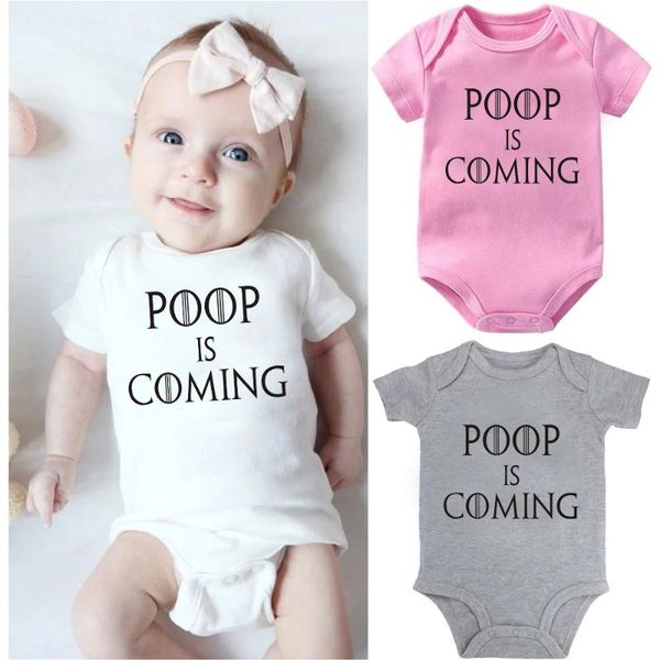 rompers poop is coming letters graphic printed baby summer infant cotton short sleeve bodysuits kids boys girls soft pormper, Blue
rompers poop is coming letters graphic printed baby summer infant cotton short sleeve bodysuits kids boys girls soft pormper, Blue