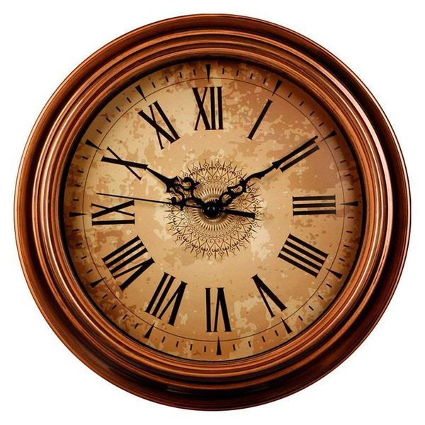 12-дюймовый тихий non-ticking круглые настенные часы, декоративные vintage style римские цифры часы, дом кухня / гостиная / спальня (brow
12-дюймовый тихий non-ticking круглые настенные часы, декоративные vintage style римские цифры часы, дом кухня / гостиная / спальня (brow