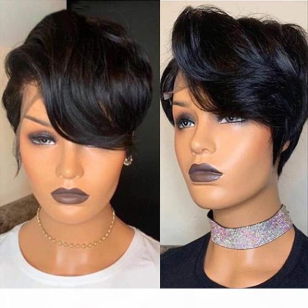 lace front human hair short bob wigs pixie cut ombre color 1b 27 613 blonde black straight for women brazilian remy hair, Black;brown
lace front human hair short bob wigs pixie cut ombre color 1b 27 613 blonde black straight for women brazilian remy hair, Black;brown