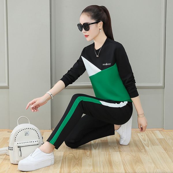 auju8 2020 women's new leisure sports suit women's fashion western two autumn korean sanitary sportswear style piece set sportswea, Gray
auju8 2020 women's new leisure sports suit women's fashion western two autumn korean sanitary sportswear style piece set sportswea, Gray