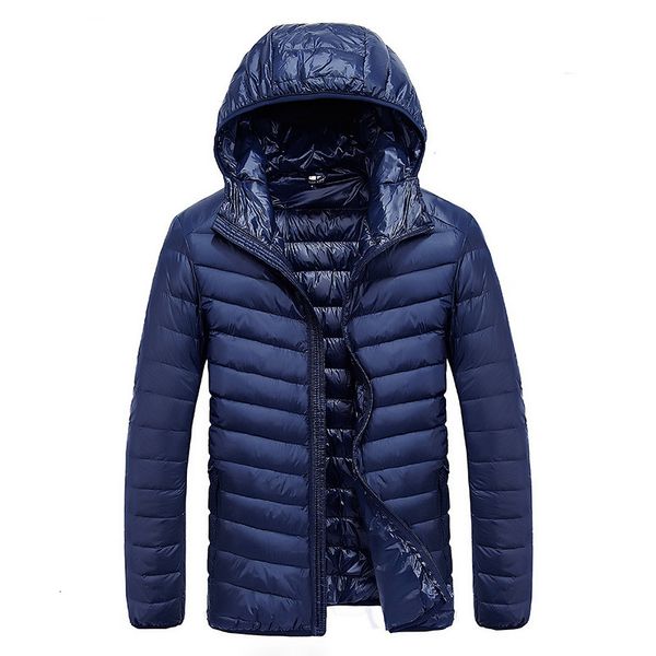 2021 new mens casual white duck down jackets hooded autumn winter male solid ultralight coat warm windproof outwear paxr, Black
2021 new mens casual white duck down jackets hooded autumn winter male solid ultralight coat warm windproof outwear paxr, Black