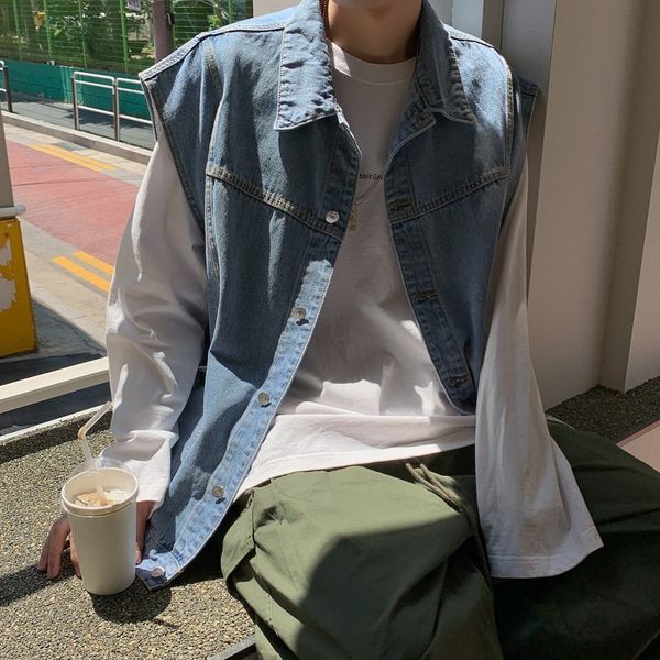 2021 the new men beautiful winter coats new denim sleeveless lapel casual vest male jacket 70ew, Black;brown
2021 the new men beautiful winter coats new denim sleeveless lapel casual vest male jacket 70ew, Black;brown