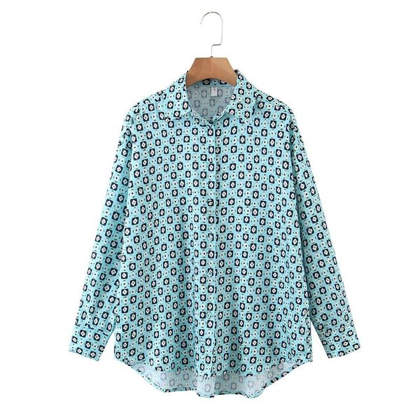 women 2020 fashion flower print turn down collar chiffon blouses vintage long sleeve female shirts chic, White
women 2020 fashion flower print turn down collar chiffon blouses vintage long sleeve female shirts chic, White
