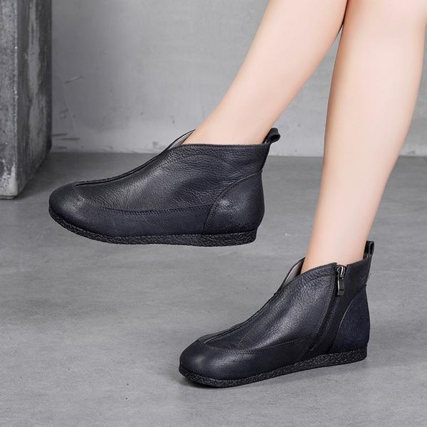 boots fashion women early winter shoes genuine leather ankle elegant ladies brand footwear yx2623, Black
boots fashion women early winter shoes genuine leather ankle elegant ladies brand footwear yx2623, Black
