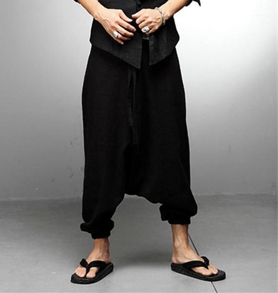 new harem pants men's clothing culottes harem pants linen bloomers trousers hip-hop hiphop singer costumes1, Black
new harem pants men's clothing culottes harem pants linen bloomers trousers hip-hop hiphop singer costumes1, Black